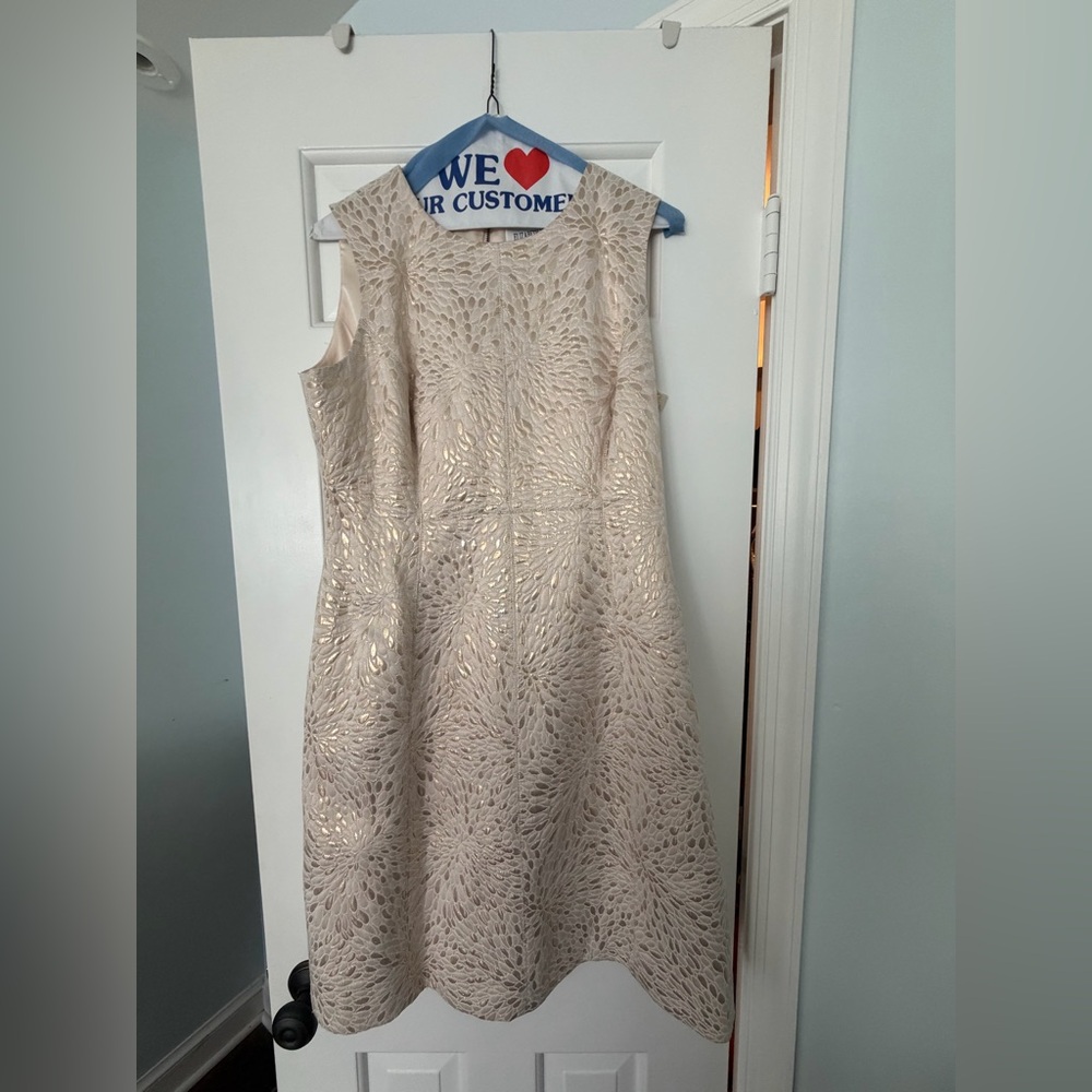 Elizabeth McKay Cream Textured Dress